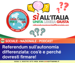 Referendum sull'autonomia differenziata: cos'è e perché dovresti firmare!